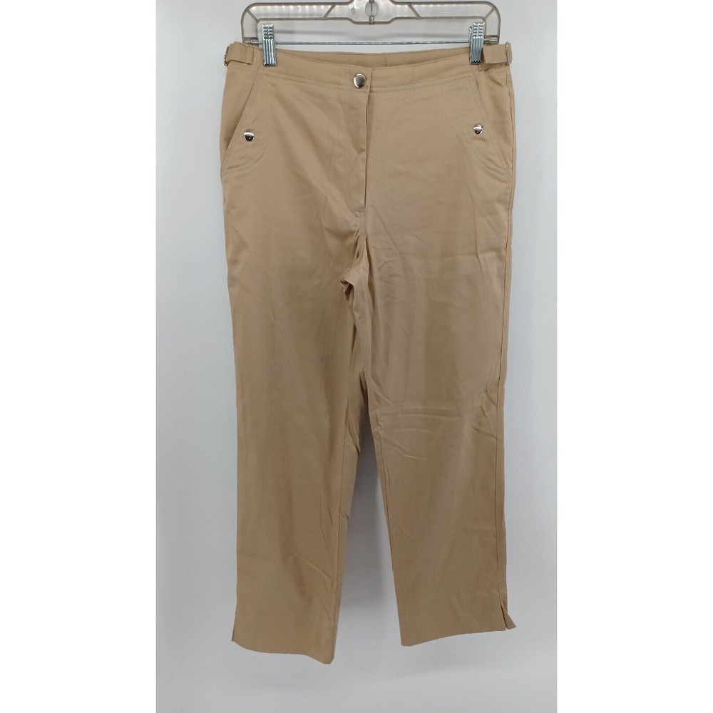 Chadwick's Pants Women Size 10 Real Comfort Khaki High Rise.